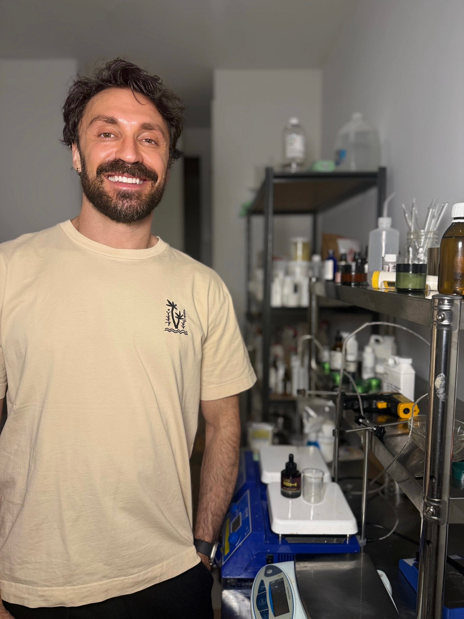 Meet Ish - Founder of Lab Ish - in the lab
